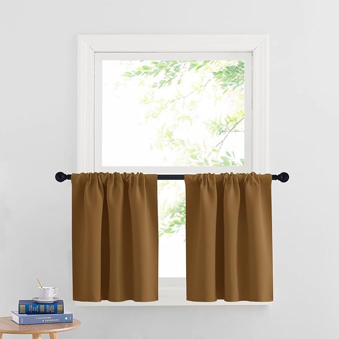 RYB HOME Small Curtains Blackout by RYBHOME