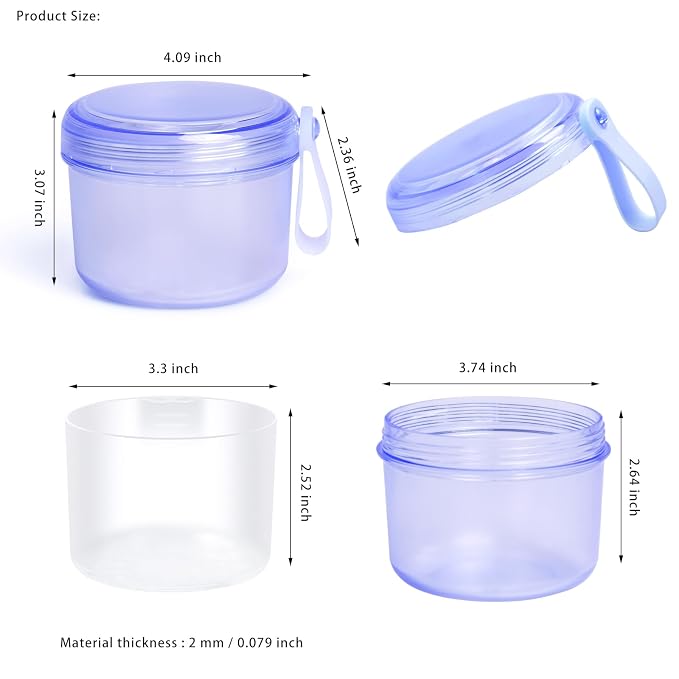 Large Denture case, No-Leak Denture Bath Box Denture Cup, Retainer Cleaning Box - Image 3