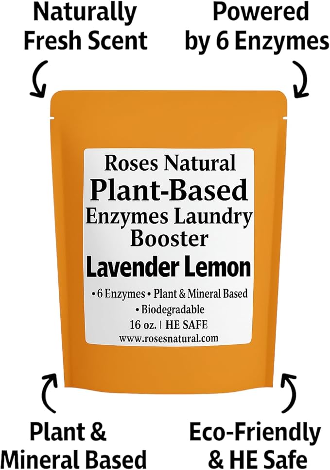 Natural Enzyme Laundry Booster – Lavender Lemon | 6 Enzymes | Biodegradable | - Image 3