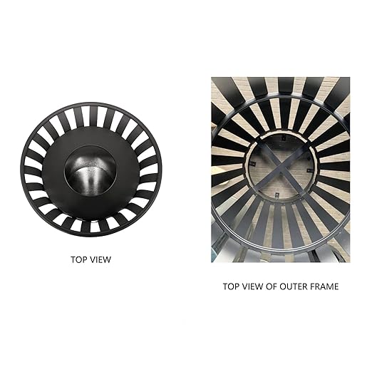 Outdoor Metal Slatted Trash Receptacle, Waste Receptacle，Commercial Trash Cans - Image 4