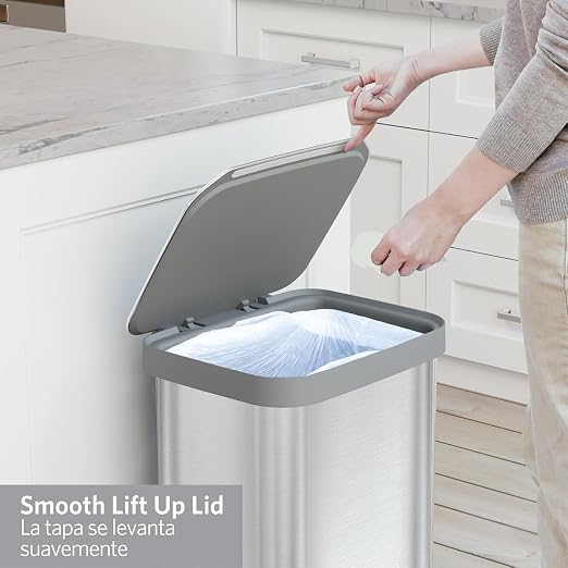 Glad Stainless Steel Step Trash Can, Series 2 - Image 11
