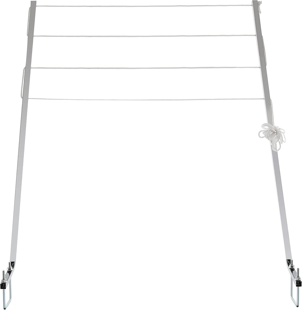 KUAFU RV Clothes Drying Rack Bumper-Mounted Clothesline Compatible with 4&quo...