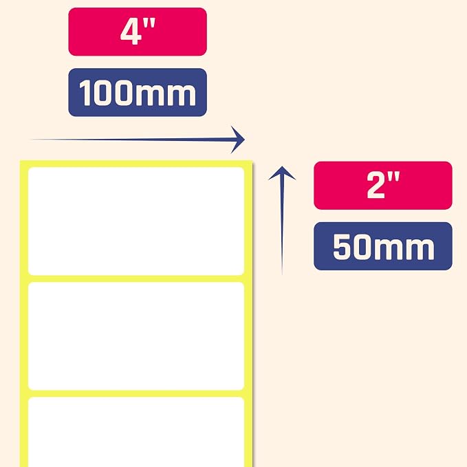 4" x 2", Labels Stickers for Storage Bins - Image 2