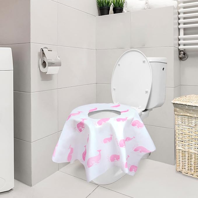 21 Pack Toilet Seat Covers Disposable, Extra Large Disposable Toilet Seat Covers - Image 8