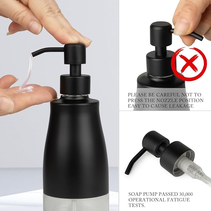 Gaussra Black Soap Dispenser - Image 5