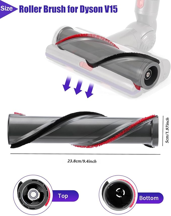 V15 Roller Brush Replacements Parts Compatible - Image 2