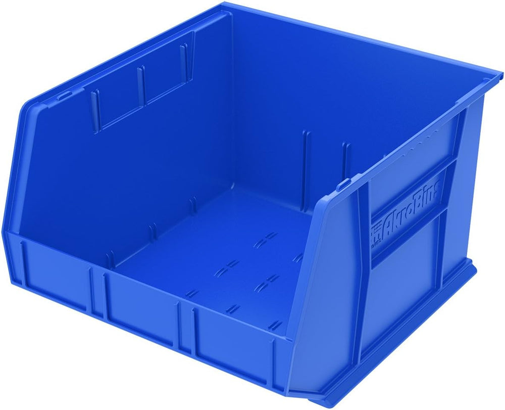Akro-Mils 30270 AkroBins Blue Plastic Hanging Stackable Storage Organizer Bin...