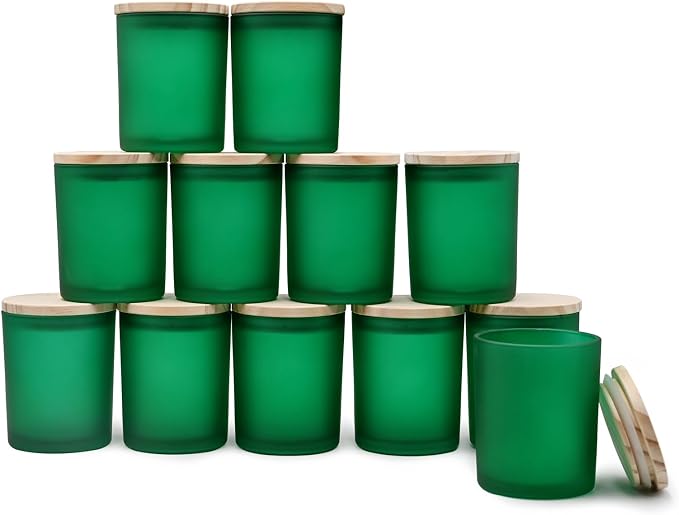Thick Candle Jars for Making Candles 12 Pcs, 7 OZ Empty Jars by Showin