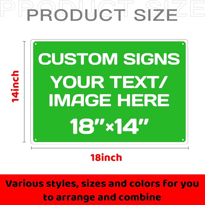 Personalized Aluminum Weatherproof Metal Signs - Image 2