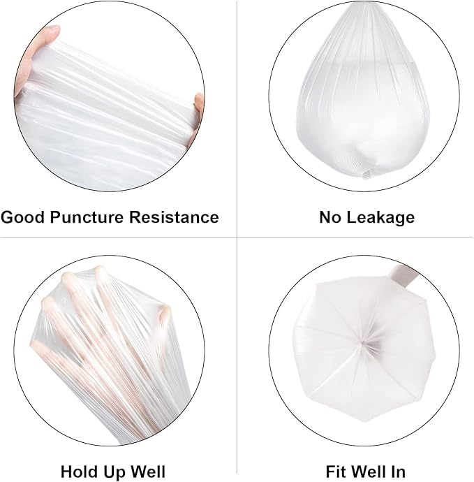 120 Count 8 Gallon Trash Bags Unscented - Image 4