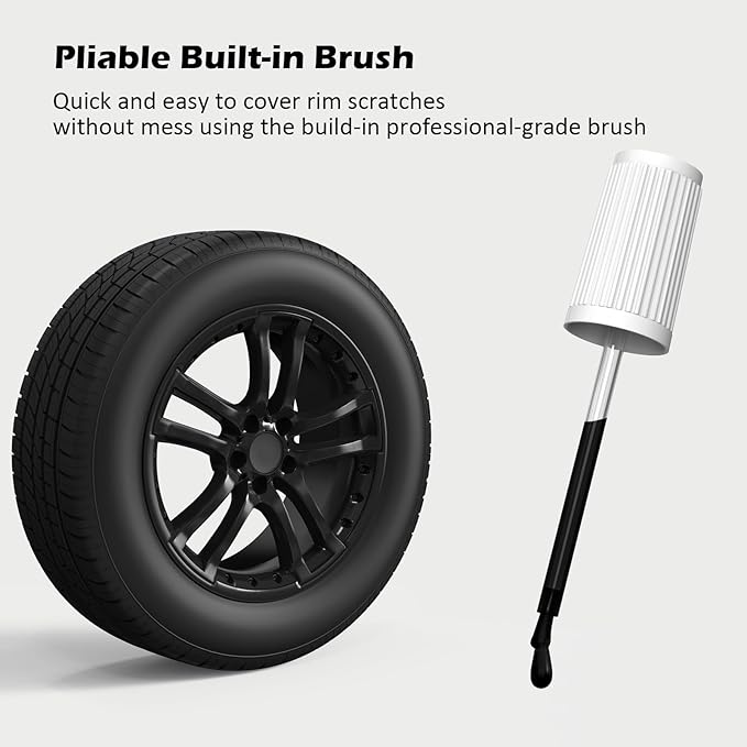 FOLLOWIN Gloss Black Rim Touch Up Paint - Image 2