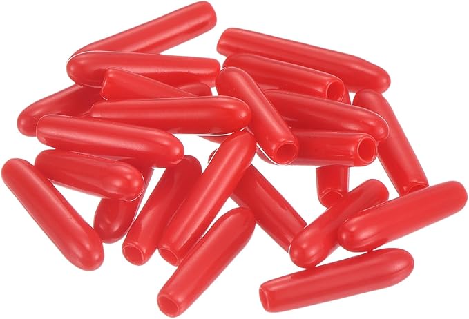 uxcell 20pcs Rubber End Caps 1.8mm ID Vinyl Round Tube Bolt Cap Cover Thread - Image 4