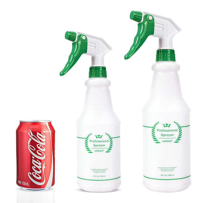 Plastic Spray Bottle 2 Pack, 32 Oz, All-Purpose Heavy Duty Spraying Bottles - Image 3