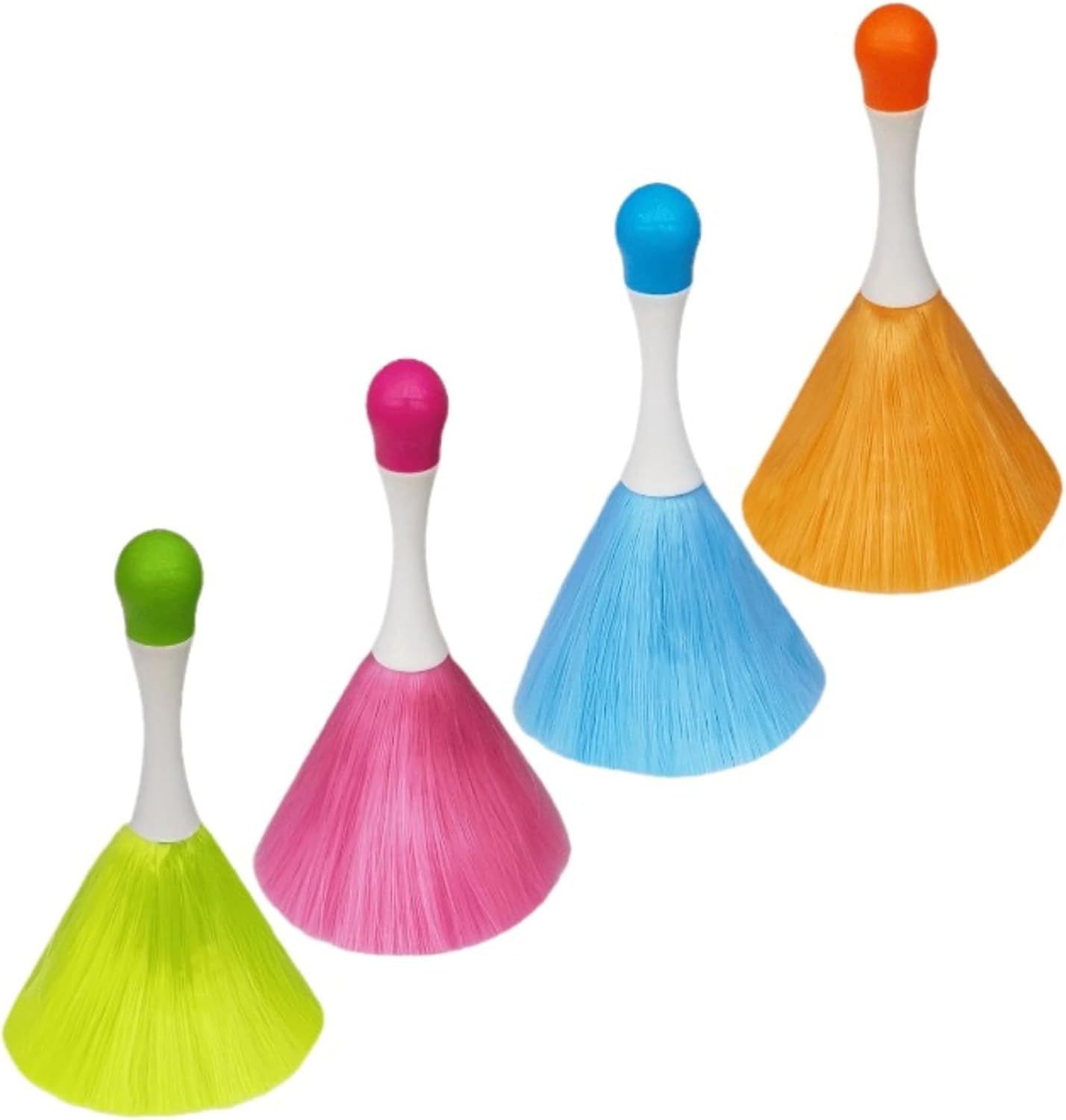 2PCS Microfiber Dust Duster with Handle, Reusable Electrostatic Dust Cleaning Brush for Home, Furniture, Car, Bookshelf, Sofa, Multi-Surface Dusting Tool