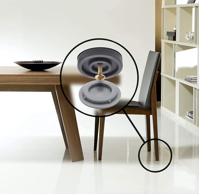 GorillaGlides CB323 1-1/4 Inch Furniture Sliders/Chair Glide Floor Protectors - Image 4