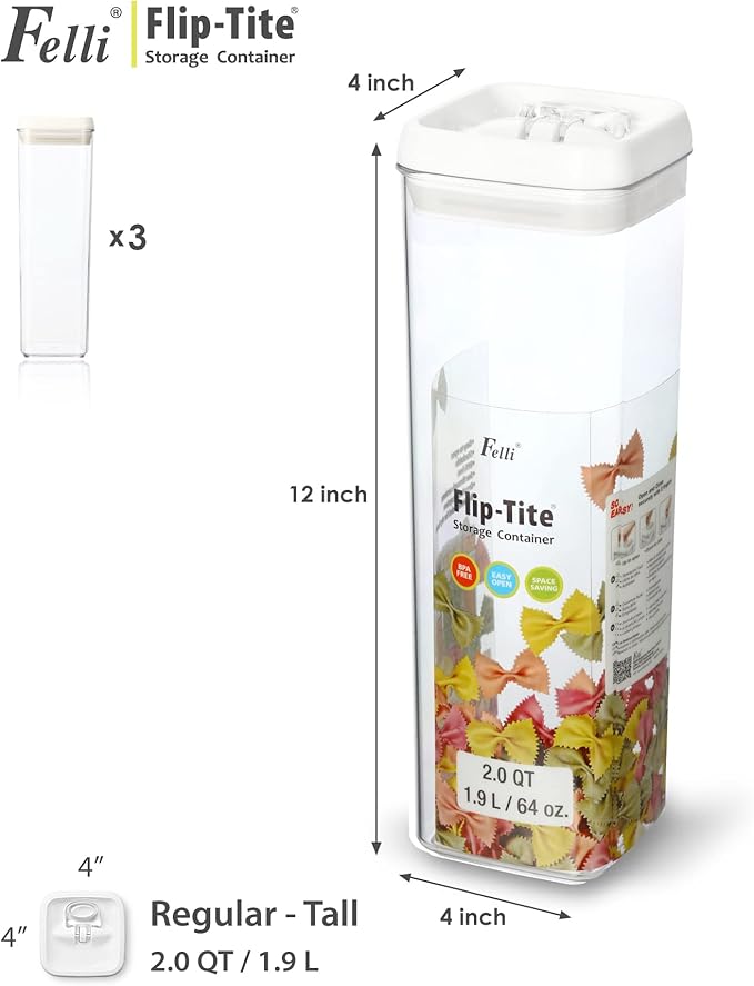 Felli Flip Tite TALL Storage Container - Image 3