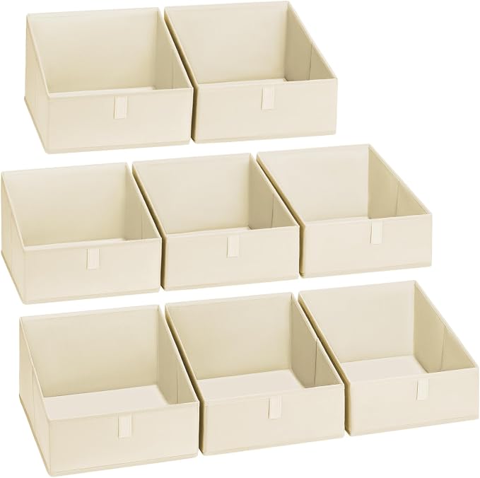 DIMJ Closet Storage Bins 8 Pack by DiMJ