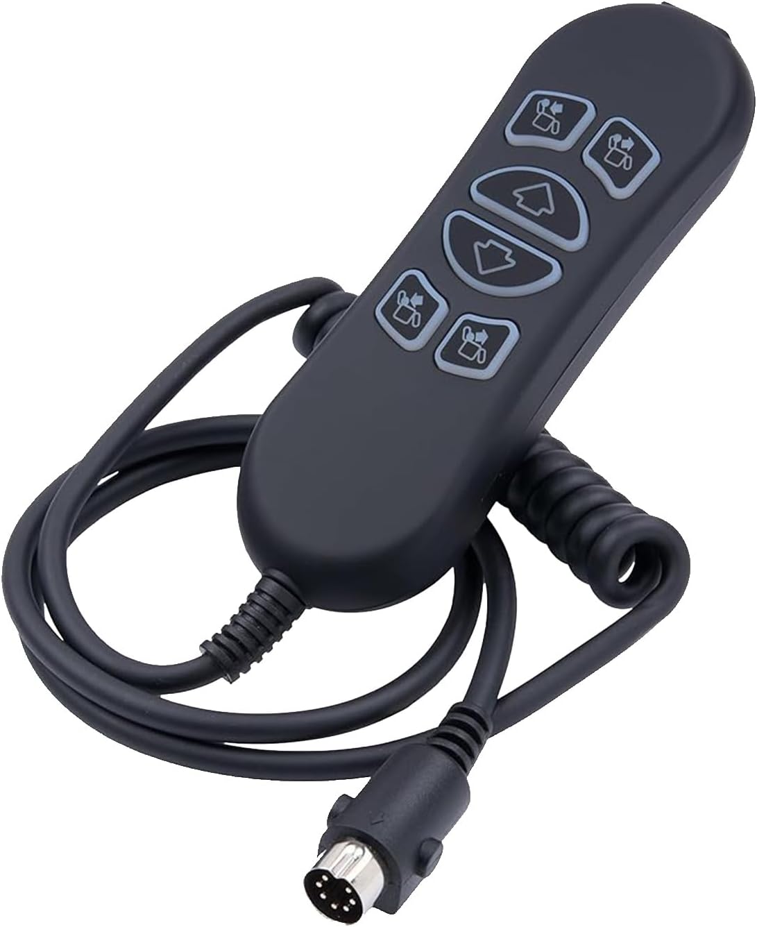 HSW306 Conpatible 6 Button 7 Pin Remote Controller Replacement for Power Recliner(Version A)
