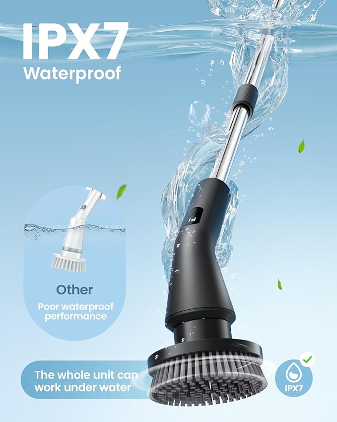 Electric Spin Scrubber, 2025 New Cordless Cleaning Brush - Image 6