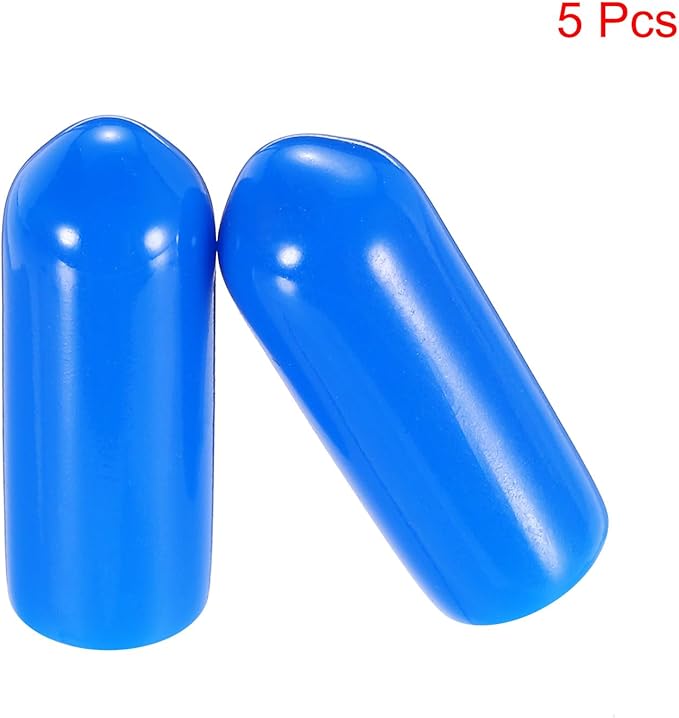 uxcell 20pcs Rubber End Caps 5mm ID Vinyl PVC Round Tube Bolt Cap Cover Screw - Image 2
