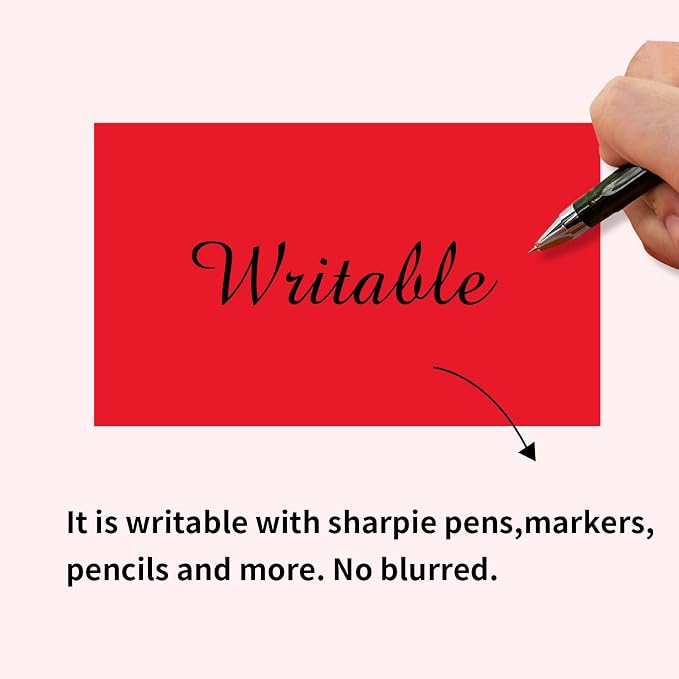 STARLIBOO 3"X5" Rectangle Colored Labels, Removable Moving Labels - Image 4