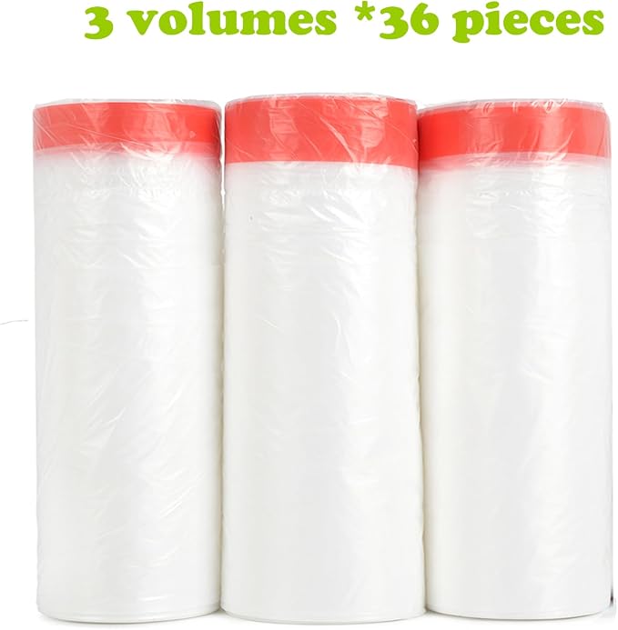 Trash Bags 17-18 Gallon Drawstring Garbage 26x33 inches Heavy Duty Plastic - Image 7