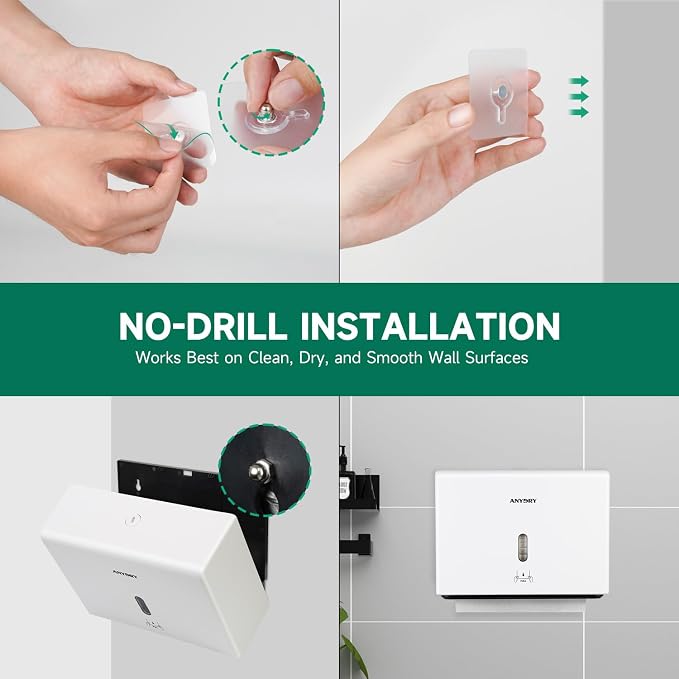 Wall-Mounted Paper Towel Dispenser – Fits Tri-Fold Towels up to 10x3.1 Inches - Image 5