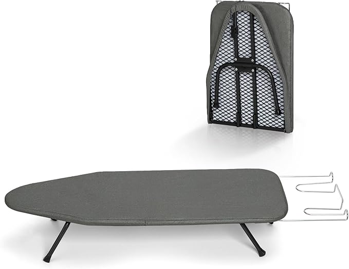 Small Ironing Board Foldable, BlissBoard Tabletop Iron Board by BlissBoard
