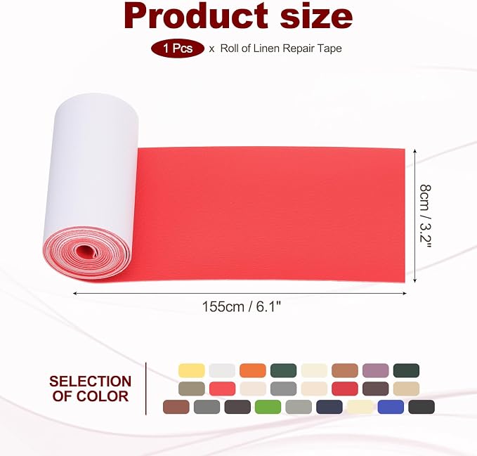 PATIKIL Leather Patches Tape for Furniture, 3.2 x 61 Inch Self Adhesive Vinyl - Image 2