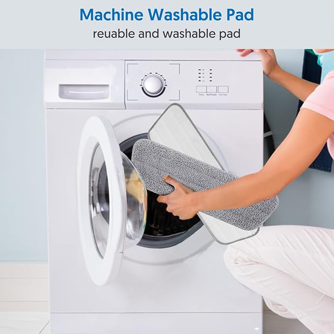 7 Count Reusable Mop Pads for Swiffer PowerMop -MEXERRIS Microfiber Wet Mops - Image 4