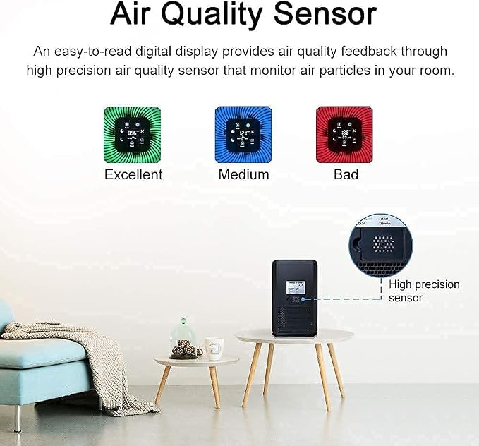 Home Air Purifier for Bedroom Baby Room Living Room Kitchen and Office - Image 5