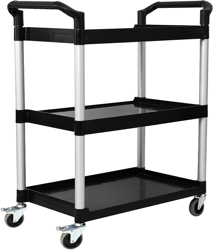 3-Tier Utility Rolling Cart by SHUNYILONG