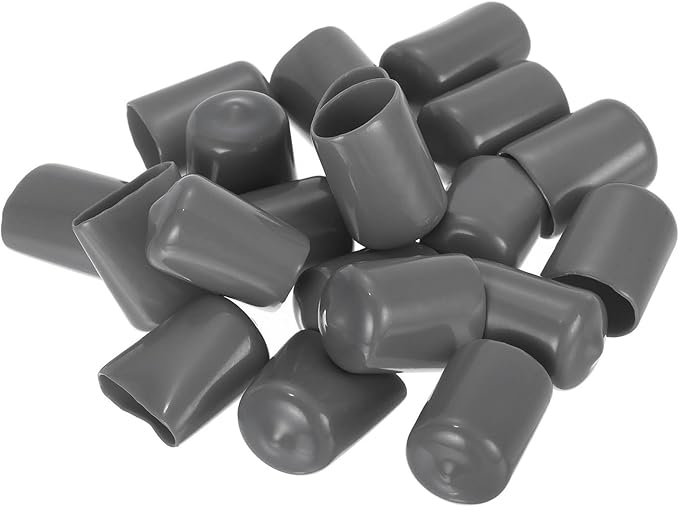 uxcell 20pcs Rubber End Caps 18mm ID Vinyl PVC Round Tube Bolt Cap Cover Screw - Image 4