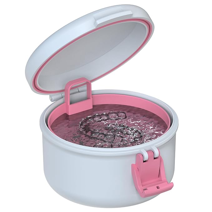 BVN Leak-Proof Denture Bath Cup by BVN