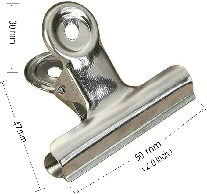 18 Pack Stainless Steel Chip Bag Clips Heavy Duty Food Bags Clamp Clips - Image 3