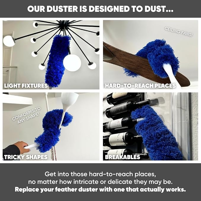 2 Pack of Microfiber Flexible Dusters | from Microfiber Wholesale | Clean - Image 4