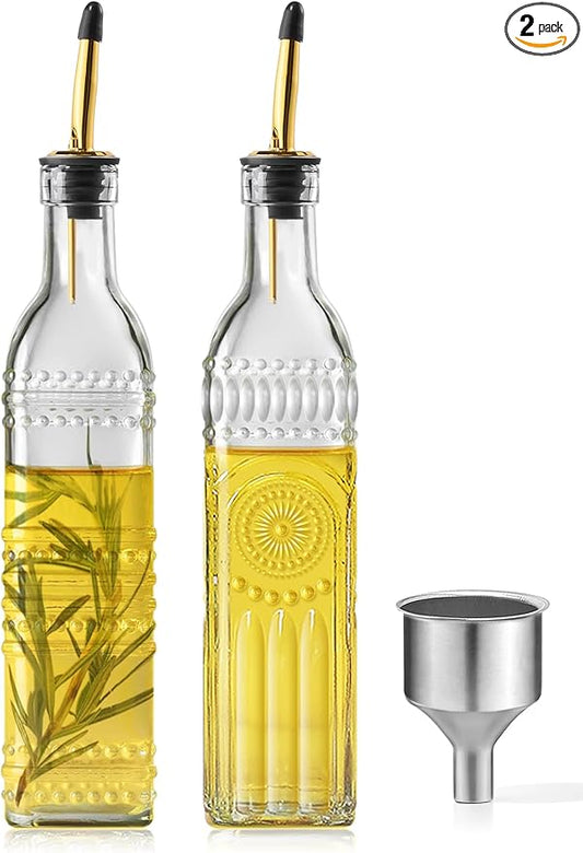 2 Pcs Olive Oil Dispenser Bottle by Ruiao