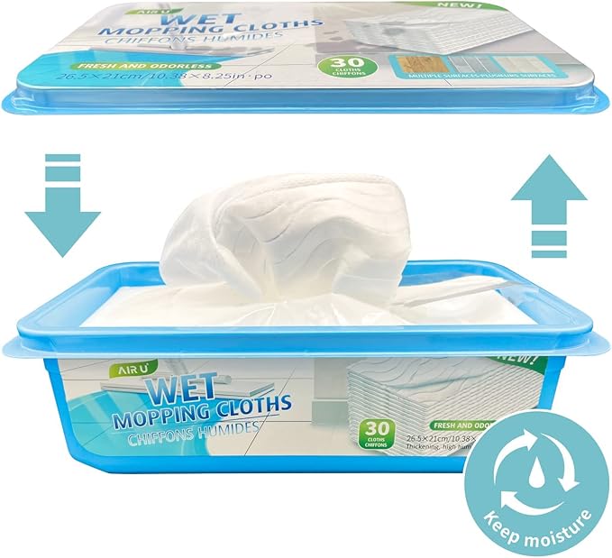 Upgraded Wet Mop Refills for Swiffer Sweeper Wet Pads - Image 2