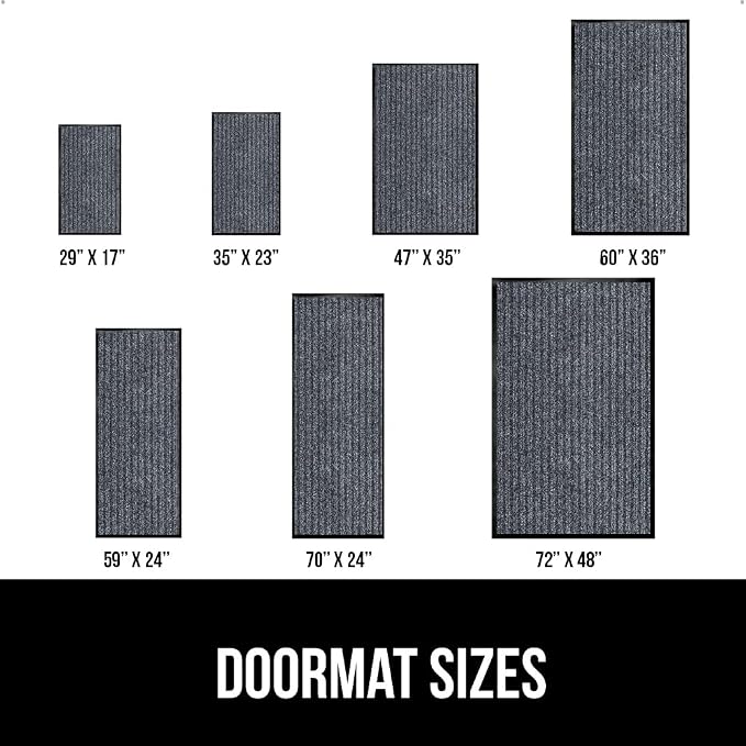 GORILLA GRIP Traffic Guard Door Mat, Heavy Duty Welcome Mats, Commercial Office - Image 6