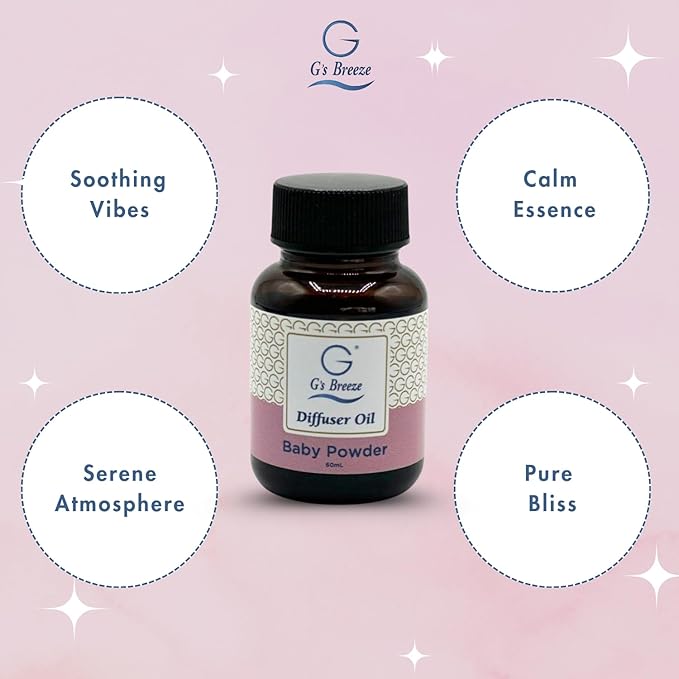 G's Breeze Baby Powder Diffuser Oil Refill - Image 7