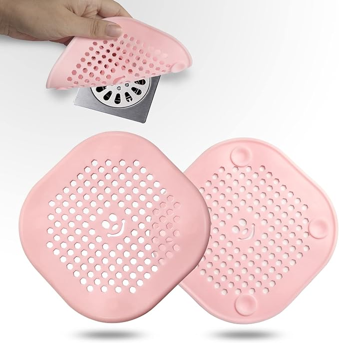 2 Pack Drain Hair Catcher Silicone Drain Protector Hair Stopper - Image 8
