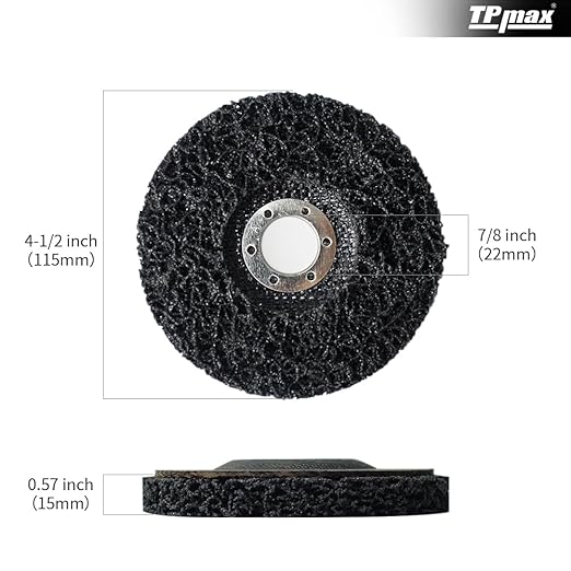 4-1/2" x7/8'' Stripping Discs Rust Remover Wheel Remove Paint and Oxidation - Image 2