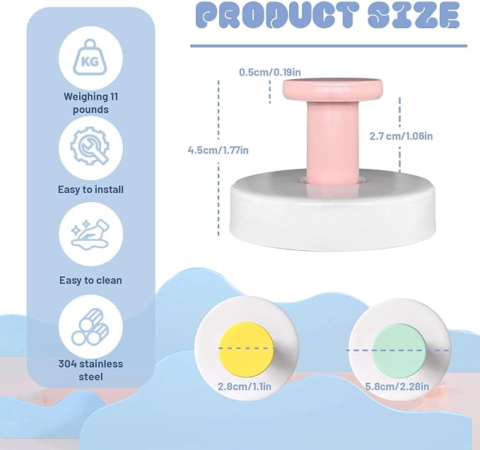 4 Pcs Suction Cup Hook for Shower，304 Stainless Steel Removable Hooks，Towel - Image 8