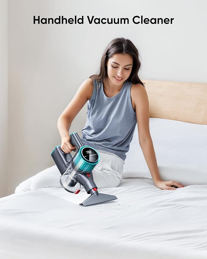 Cordless Vacuum Cleaner, 50Kpa 600W Vacuum Cleaners - Image 6