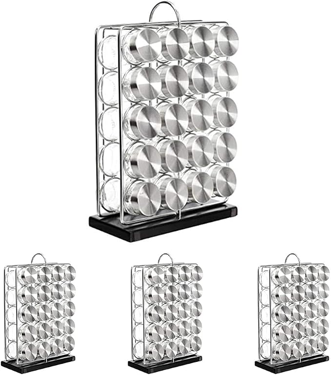 Amazon Basics 20 Jars Spice Organizer Rack by AmazonBasics