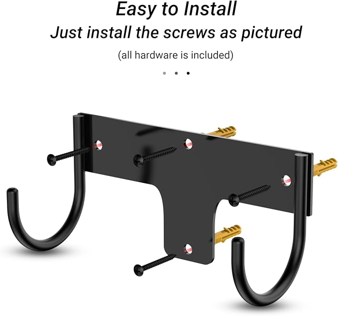 ORLESS Ironing Board Holder Wall Mount, Ironing Board Hanger, Iron Board Holder - Image 4