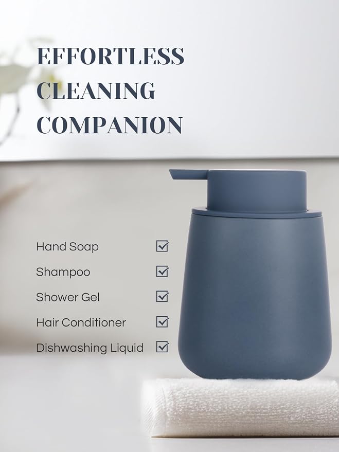 INGOFIN Ceramic Foaming Soap Dispenser - 12 oz Foam Hand Soap Dispenser Bathroom - Image 7
