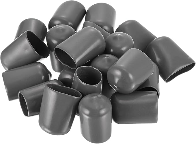 uxcell 20pcs Rubber End Caps 17mm ID Vinyl PVC Round Tube Bolt Cap Cover Screw - Image 4