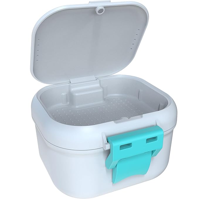 ARGOMAX Leak Proof Denture Bath Cup, Portable Soaking Denture Box, Denture Bath - Image 7