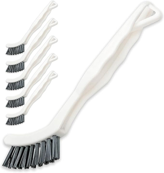 6-Pack Grout Cleaner Brush Scrub Set by SupplyMaid